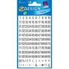 Image de Avery zweckform etiquettes numériques z-design noir sur blanc 2f 3721