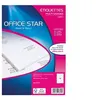 Image de Office Star - Blanc - 105 x 42.4 mm 1400 étiquette(s) (100 feuille(s) x 14 étiquettes