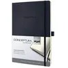 Image de Sigel CO308 Carnet de notes CONCEPTUM, 18,7 x 27 cm, pointillé, couverture souple, noir