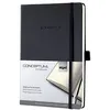 Image de Sigel CO109 Carnet de notes CONCEPTUM, 14,8 x 21,3 cm, pointillé, couverture rigide, noir
