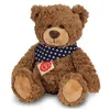 Image de Ours Brun Avec Son Foulard 30 Cm - Hermann Teddy