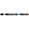 Image de EDDING - Marqueur permanent edding 390, pointe biseautée, bleu largeur de tracé: env. 4,0 - 12,0 mm, rechargeable avec encre de chine T25 / T100 edding, encre de chine i