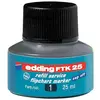 Image de EDDING - recharge pour marqueur edding FTK25, noir, contenu: 30 ml (04 FTK25 001)