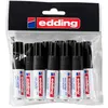 Image de edding Marqueurs indélébiles 10 pcs Noir Mini 0,5