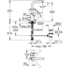 Image de Mitigeur vasque GROHE Eurodisc Cosmopolitan Taille L