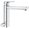 Image de Grohe GROHE BauEdge Mitigeur de cuisine pour Ã©vier de cuisine bec moyen Chrome 31696000