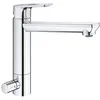 Image de Grohe Grohe GROHE BauLoop 31713000 Mitigeur de cuisine pour évier de cuisine avec système de verrouillage intégré, bec moyen Chrome