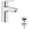 Image de Mitigeur monocommande lavabo GROHE QUICKFIX Start - économie d'eau - bonde clic clac incluse - taille S