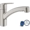 Image de Grohe Quickfix Start Mitigeur De Cuisine 30531dc1 Supersteel, Double Douchette Extractible