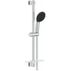 Image de Ensemble De Douche Avec Pommeau 2 Jets, Barre 60Cm, Flexible Et Tablette- Grohe Vitalio Start 110 26952001 - Economie D'Eau - Chromé