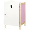 Image de Armoire De PoupÃ©e Scarlett - Roba - Rangement Pour VÃªtements Et Accessoires De PoupÃ©es - Bois Blanc / Rose