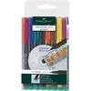 Image de Faber-Castell - Marqueur CD S permanent MULTIMARK, étui de 8