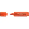 Image de FABER-CASTELL - Surligneur "TEXTLINER 1546" , orange pointe biseautée, largeur de tracé: 1,0 - 5,0 mm, avec agrafe design translucide, rechargeable (154615)