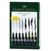 Image de FABER-CASTELL Etui 8 Feutres Noirs Pitt