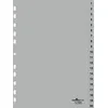 Image de DURABLE Durable 6522-10 Onglet Avec Index Numérique Polypropylène (Pp) Gris