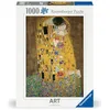 Image de Puzzle 1000 pièces Ravensburger Art collection Le baiser Gustav Klimt