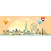 Image de Puzzle 1000 pièces panoramique : Une journée à Paris