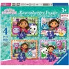 Image de Ravensburger Gabbys Dollhouse 4 In A Box Jigsaw Puzzles