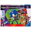 Image de Pack 3 puzzles x 49 pièces Ravensburger Les aventures de Sonic Prime