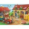 Image de Puzzle Le travail à la ferme Ravensburger 2 x 12 pièces