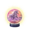 Image de Puzzle globe Ravensburger - Chevaux sur la plage, 72 pièces, avec LED