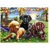 Image de Puzzle Ravensburger - Chats au pique-nique, 100 pièces XXL