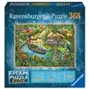 Image de Puzzle enfant Ravensburger Escape Un safari dans la jungle 368 pièces