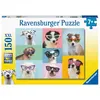 Image de Puzzle Enfant Chiens rigolos Ravensburger 150 Pièces
