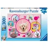 Image de Puzzle 300 pièces Ravensburger - Chiens avec cornes