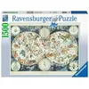 Image de Puzzle Ravensburger Mappemonde Des Animaux Fantastiques 1500 pièces