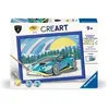 Image de CreArt Kids 18x24cm Lamborghini, Kit de peinture par numéros Numéro d'Art, Des 7 ans, 25842,