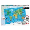 Image de Puzzle 100 pièces Nathan Carte du monde des monuments