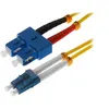Image de Helos - Cordon de raccordement - mode unique LC (M) pour mode unique SC (M) - 1 m - fibre optique - duplex - 9 / 125 micromètres - OS2 - jaune