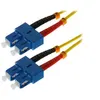 Image de Helos - Cordon de raccordement - mode unique SC (M) pour mode unique SC (M) - 7.5 m - fibre optique - duplex - 9 / 125 micromètres - OS2 - jaune