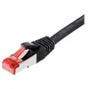 Image de Patchcable s ftp (pimf) cat 6 noir 30m - patchcable avec schmalem knickschutz helos 118039