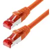 Image de Patchcable s ftp (pimf) cat 6 orange 10m - patchcable avec schmalem knickschutz helos 118180