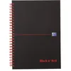 Image de Oxford black n red 400047652 cahier à spirales a5 140 pages noir