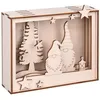 Image de Cadre en bois 3D Ã  monter Kit Lutin 15.5 x 3.8 x 12.5 cm