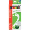 Image de Stabilo Crayon De Couleur Greencolors En Bois Naturel - Etui De 12