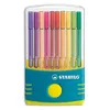Image de Stabilo Etui Plastique Refermable "Colorparade" Turquoise 20 Pen68. Pointe Moyenne. Coloris Assortis