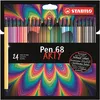 Image de Pack de 24 feutres de dessin Stabilo Arty Pen 68