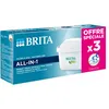 Image de Pack de 3 Cartouches filtres à eau Brita Maxtra Pro-All-in-1 1051530 Blanc