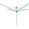 Image de Leifheit Leifheit 85285 Séchoir jardin parapluie Linomatic 400 Easy - 40 metres avec syteme Easy-Lift. rétractation automatique des fils