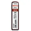 Image de rOtring Tikky Recharge mines pour porte-mines, 0,5mm - 2B, étui de 12 mines