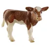 Image de Bullyland - Vache marron/blanc - Veau