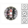 Image de Meule diamantÃ©e Promotion 125 x 22,23 mm Metabo - 624307000