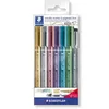 Image de Marqueurs métalliques 6 pièces et fineliner offert - staedlter