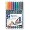 Image de STAEDTLER - Lumocolor Marqueur permanent 318F, étui de 8