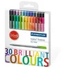 Image de Staedtler Triplus Fineliner 334 Set De 30 Feutres Pointe Superfine 0,3 Mm Assortis 24 + 6 Offerts