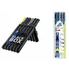 Image de Staedtler 34 sb6b etui chevalet compose de : 1 feutres super fin noir + 1 feutre super fin bleu + 1 roller bleu + 1 stylo bille